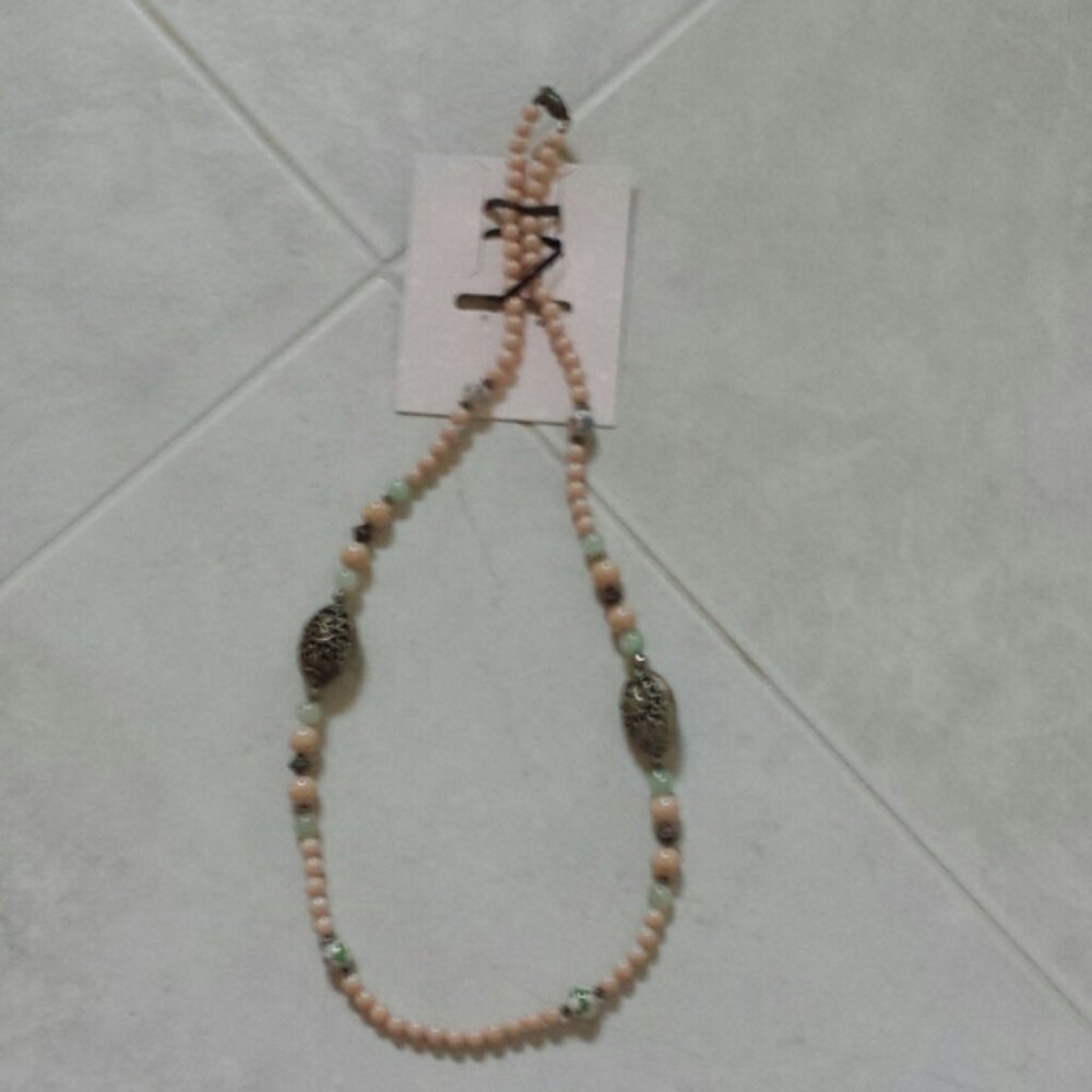 Boutique Pink Beaded Necklace